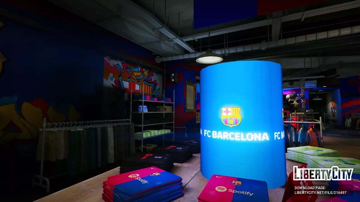 BARÇA STORE - Barcelona FC / GTA 5