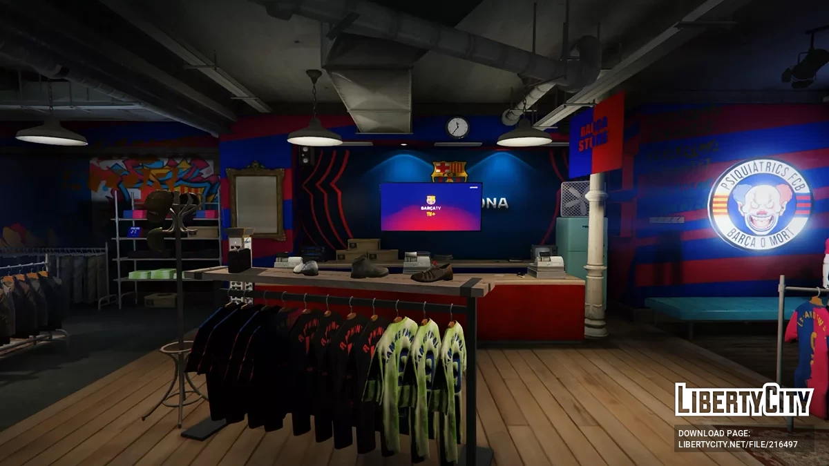 BARÇA STORE - Barcelona FC / GTA 5
