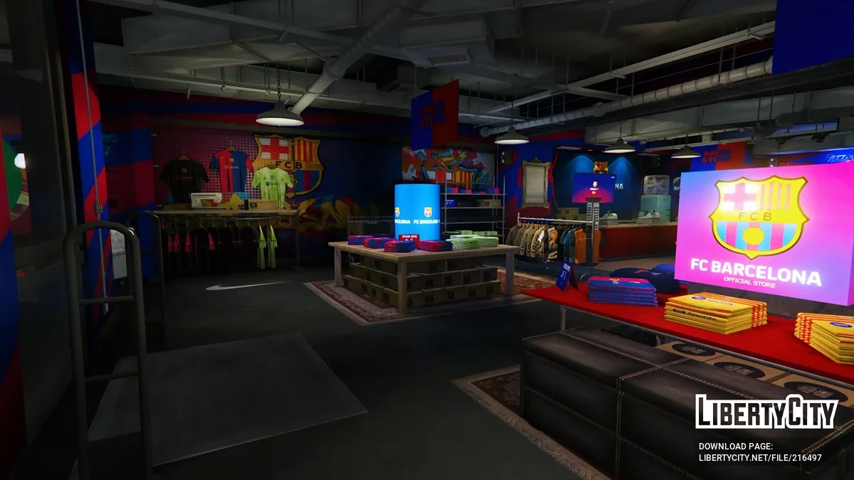BARÇA STORE - Barcelona FC / GTA 5