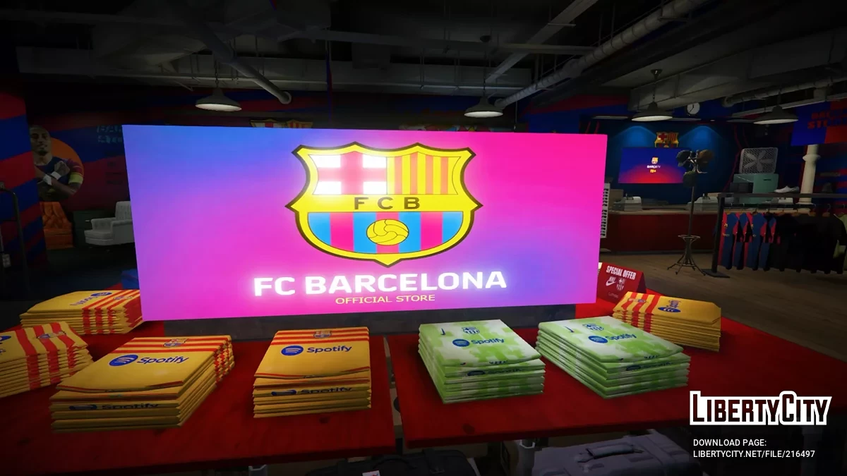 BARÇA STORE - Barcelona FC / GTA 5