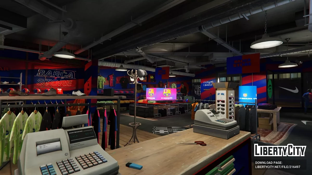 BARÇA STORE - Barcelona FC / GTA 5