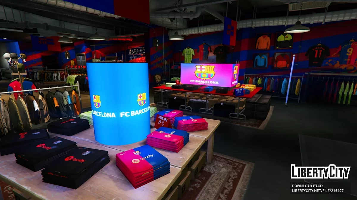 BARÇA STORE - Barcelona FC / GTA 5