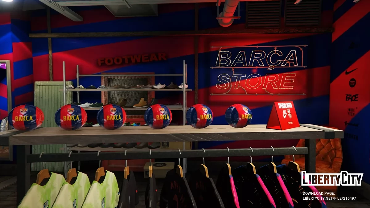 BARÇA STORE - Barcelona FC / GTA 5