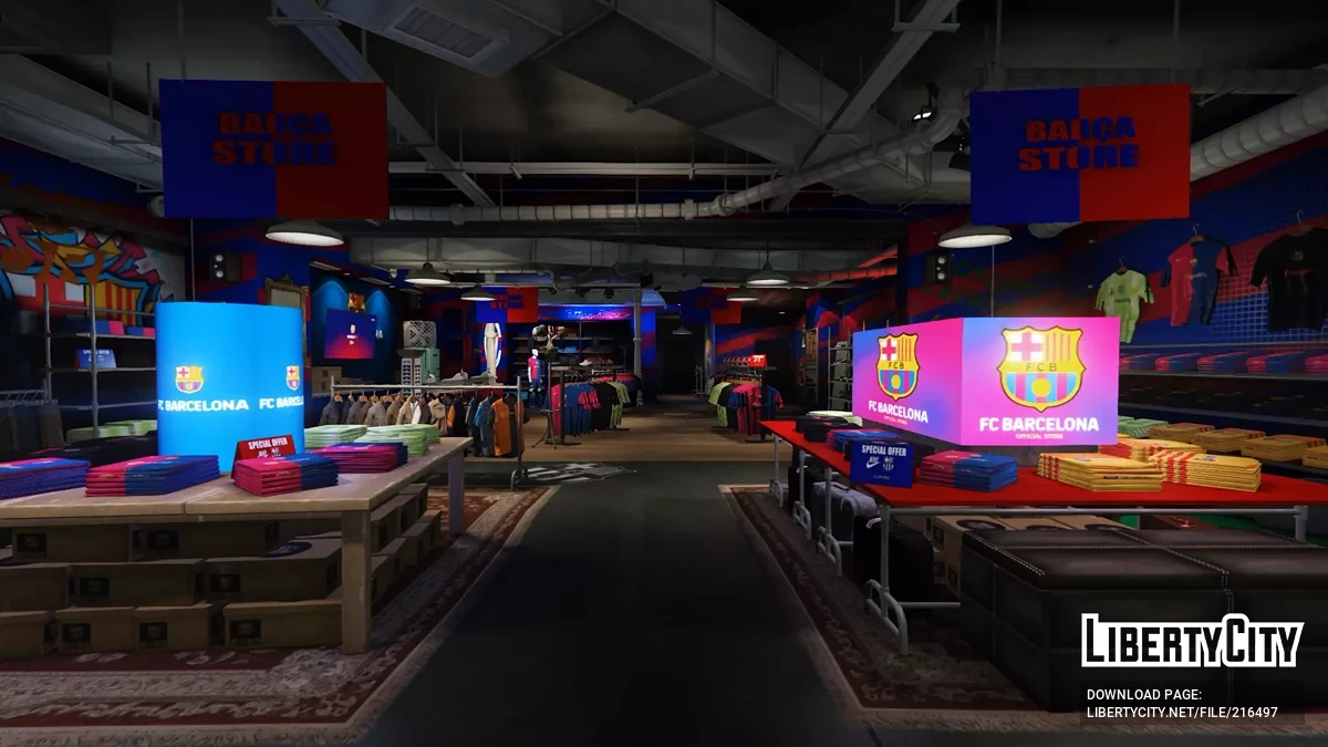 BARÇA STORE - Barcelona FC / GTA 5
