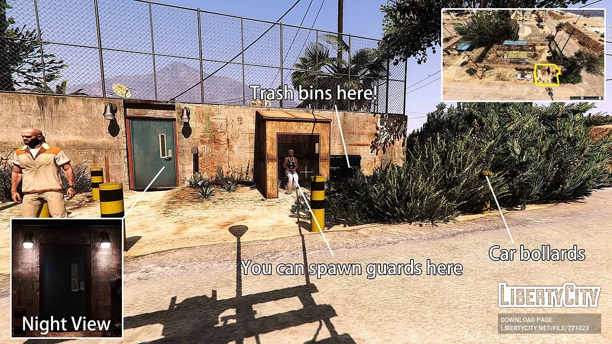Trevor's Sandy Shores Trailer Garden Improved [YMAP] / GTA 5