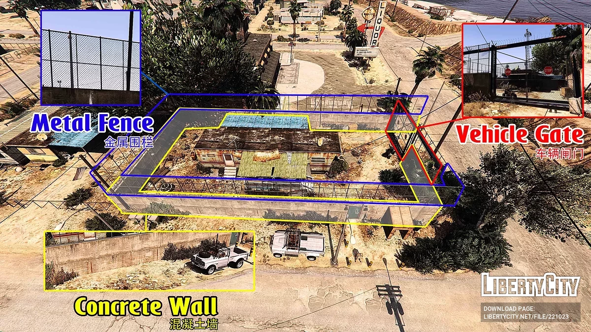 Trevor's Sandy Shores Trailer Garden Improved [YMAP] / GTA 5