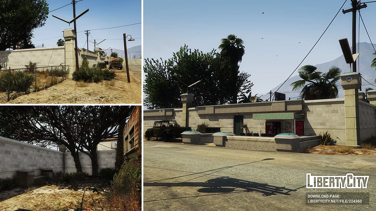 Trevor's Sandy Shores Trailer Garden Improved [YMAP / SF models] / GTA 5