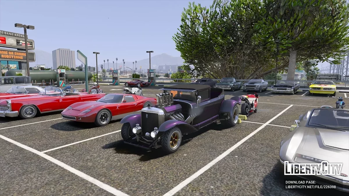Exposición de Autos en el Estadio / GTA 5