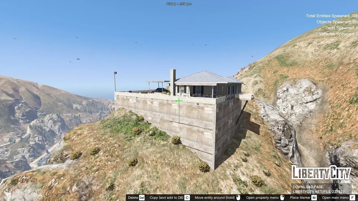 Будинок у горах біля річки [Menyoo] / GTA 5