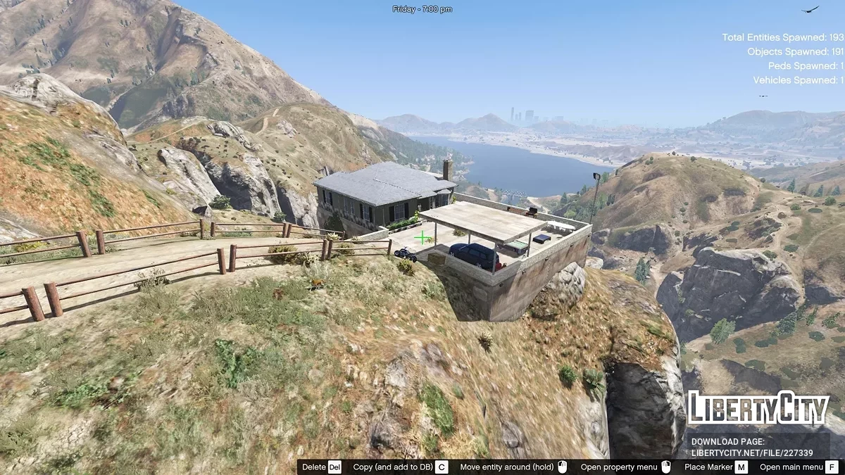 Будинок у горах біля річки [Menyoo] / GTA 5