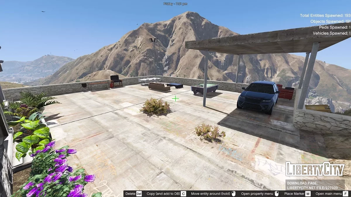 Будинок у горах біля річки [Menyoo] / GTA 5