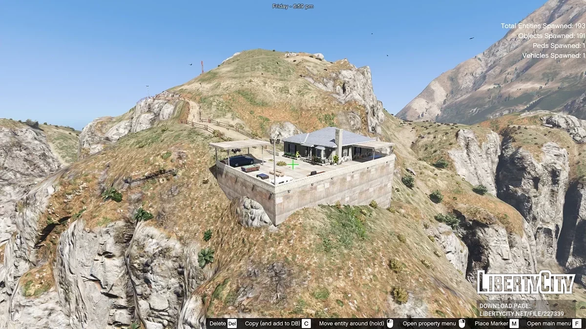 Будинок у горах біля річки [Menyoo] / GTA 5