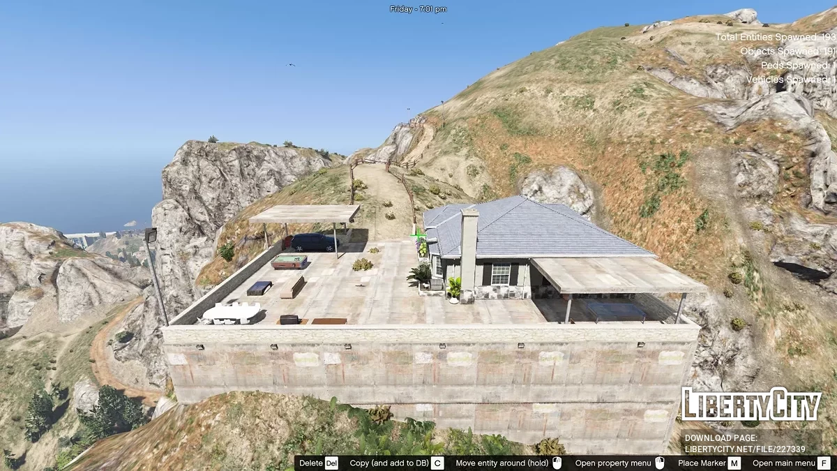 Будинок у горах біля річки [Menyoo] / GTA 5