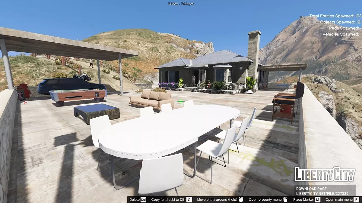 Будинок у горах біля річки [Menyoo] / GTA 5