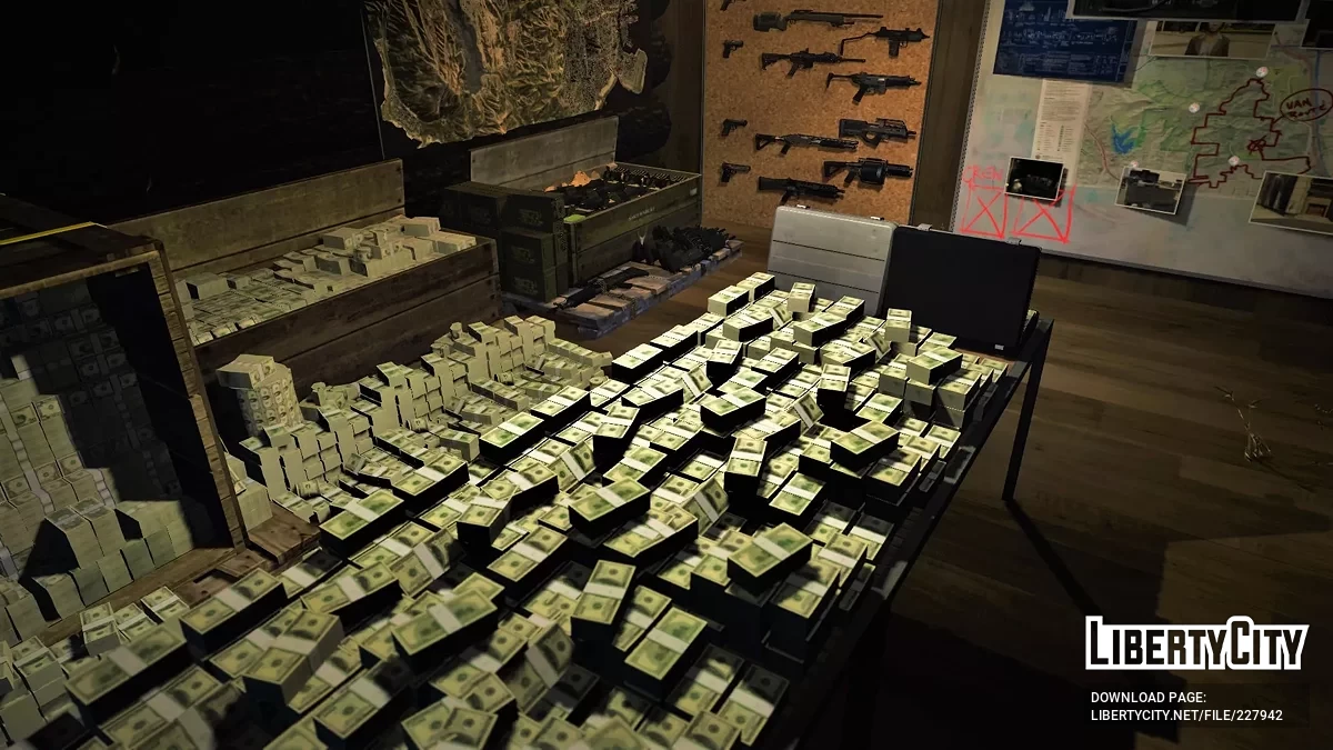 Rumah Ramah Lingkungan di Pegunungan / GTA 5