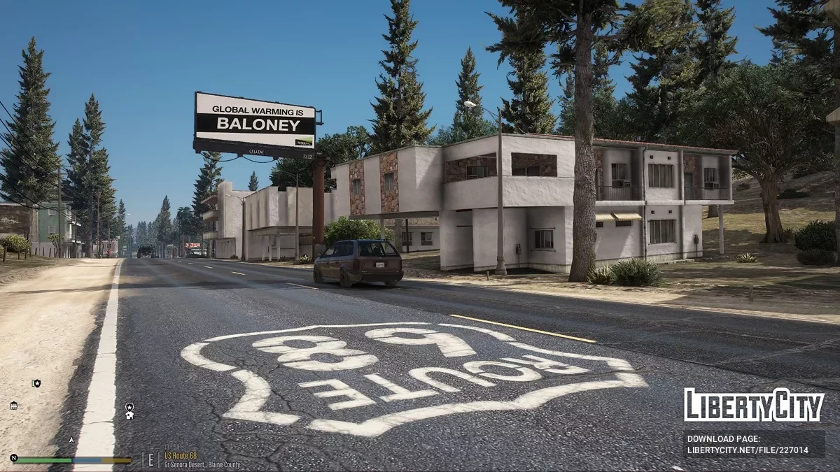 طريق 68 النابض بالحياة [Menyoo] / جي تي أي 5