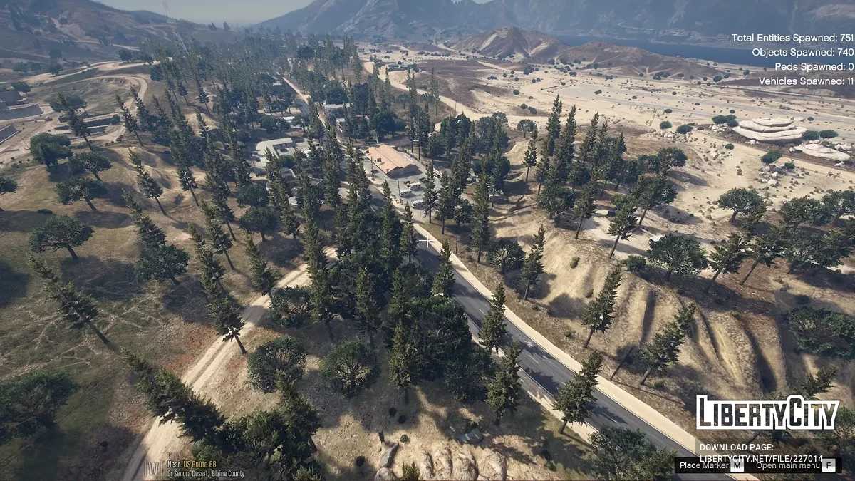 طريق 68 النابض بالحياة [Menyoo] / جي تي أي 5