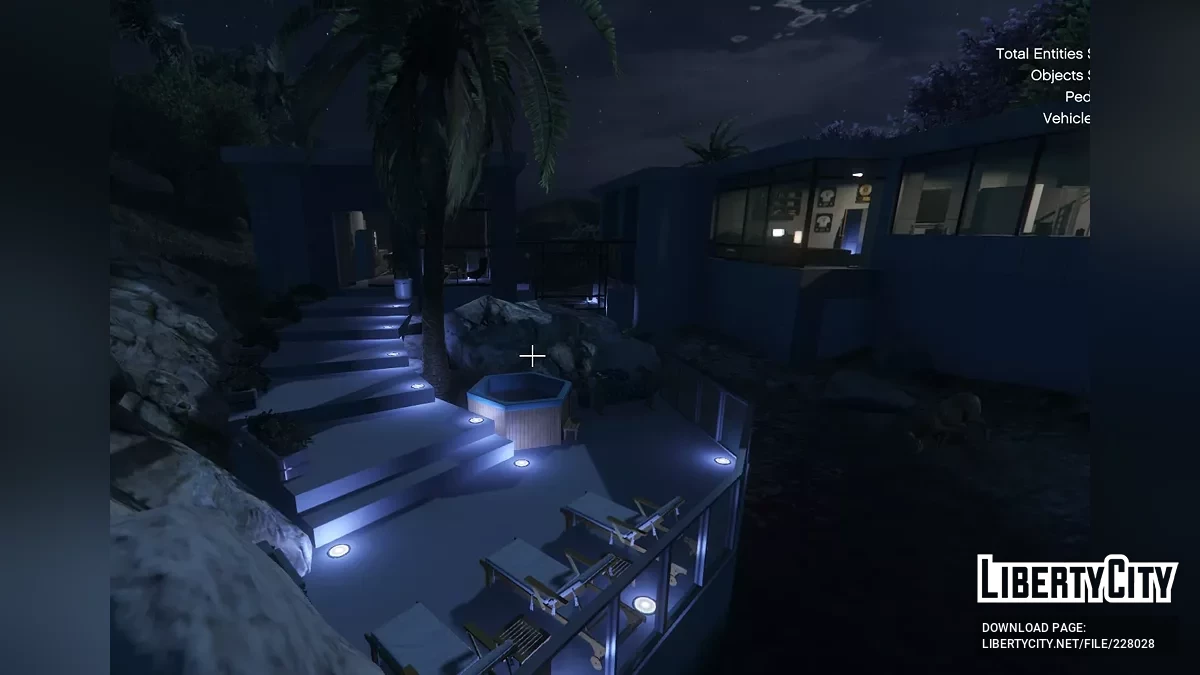 Villa at the Two Hoots Falls / GTA 5