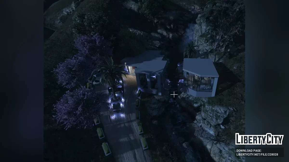 Villa at the Two Hoots Falls / GTA 5