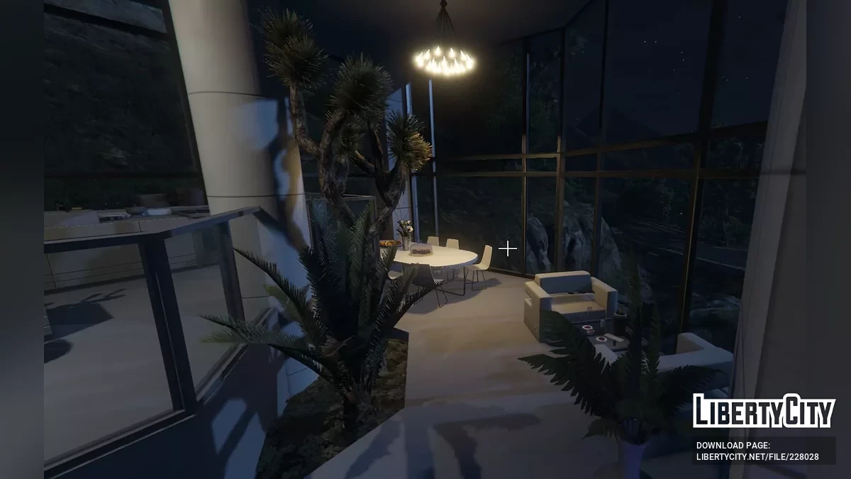 Villa at the Two Hoots Falls / GTA 5