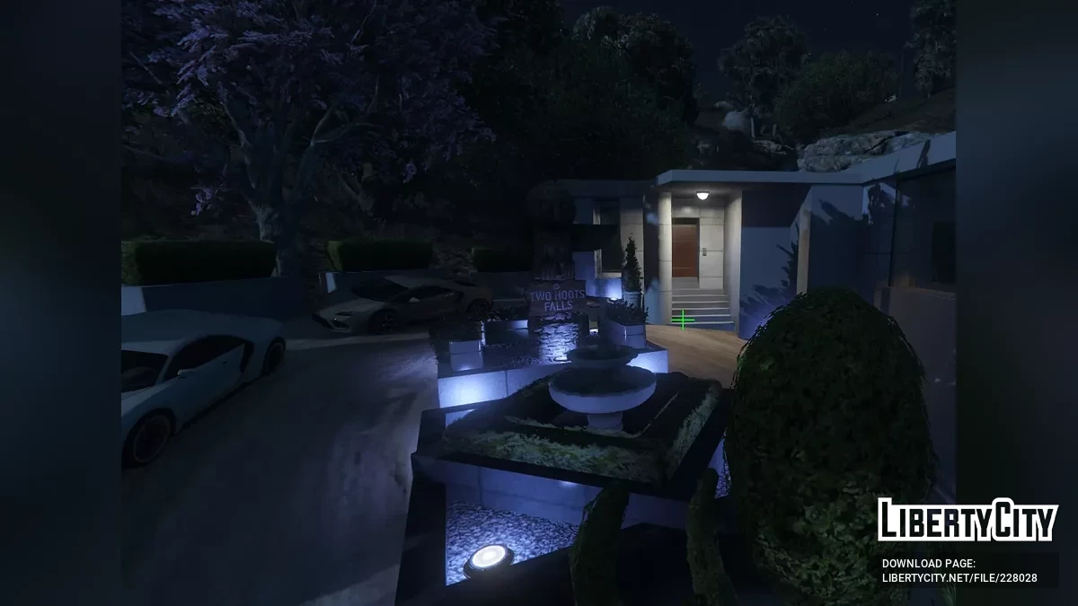 Villa at the Two Hoots Falls / GTA 5