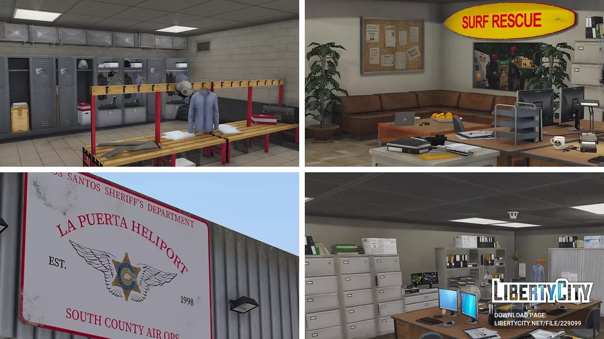 La Puerta Aero Bureau LSSD v1.0 / GTA 5
