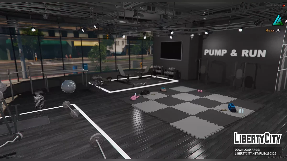 Open Interior - Pump & Run GYM / GTA 5