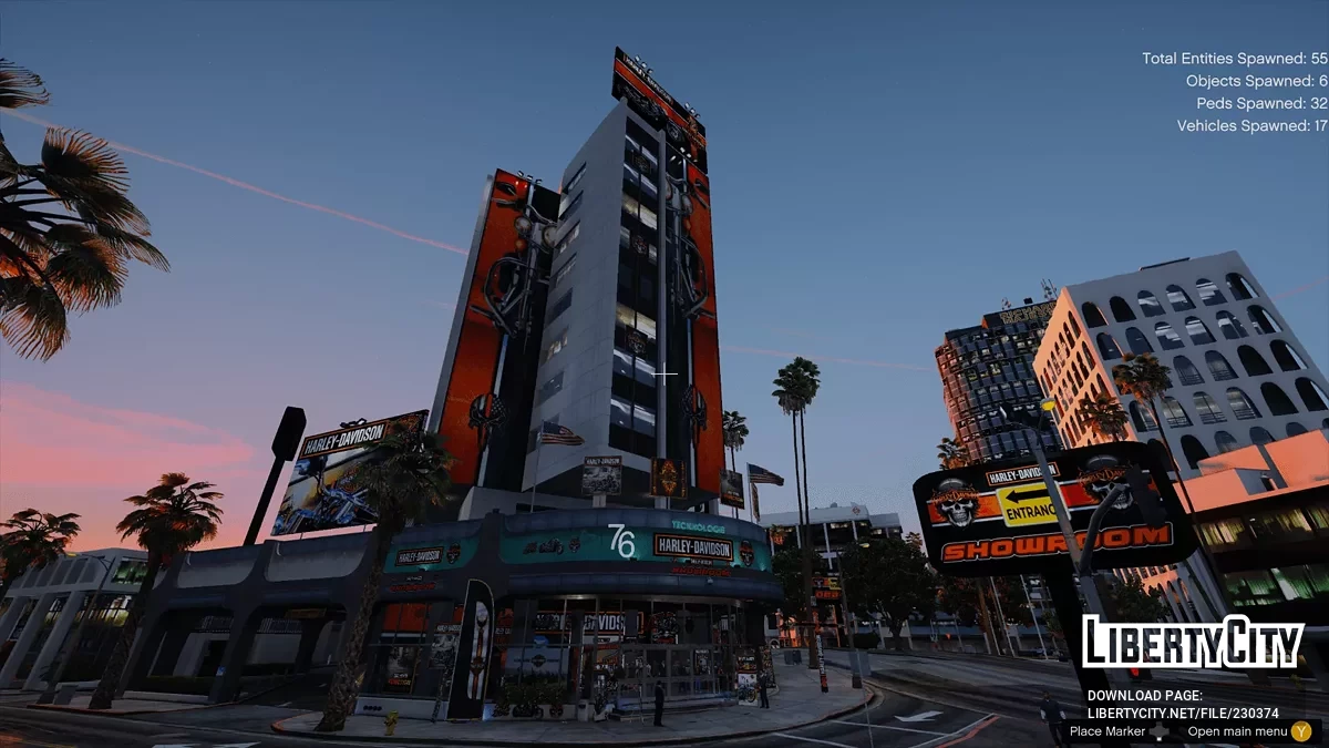 Sala de exhibición Harley Davidson / GTA 5