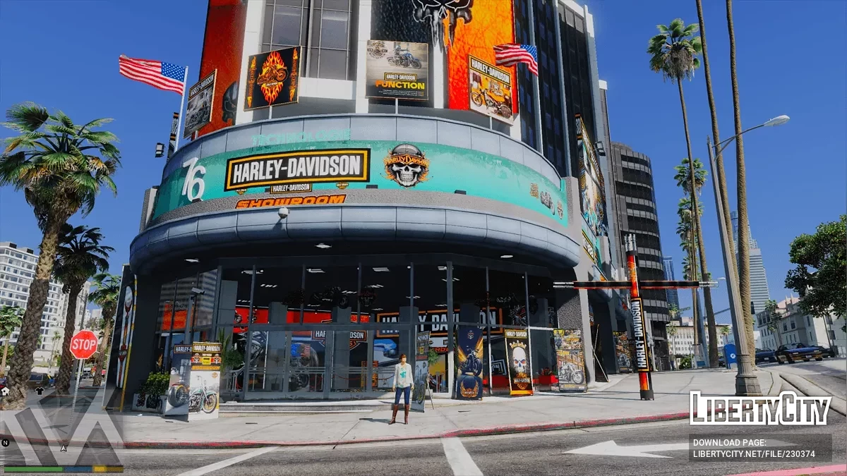 Sala de exhibición Harley Davidson / GTA 5