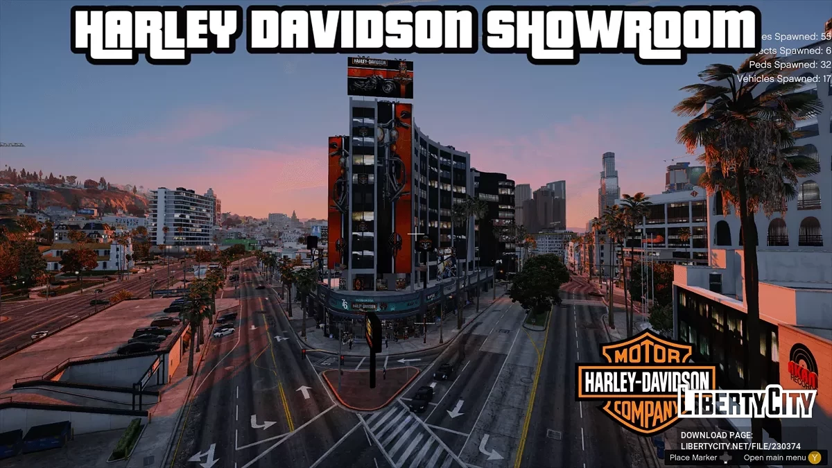 Sala de exhibición Harley Davidson / GTA 5