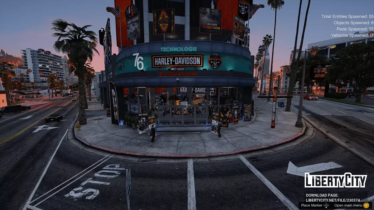 Sala de exhibición Harley Davidson / GTA 5