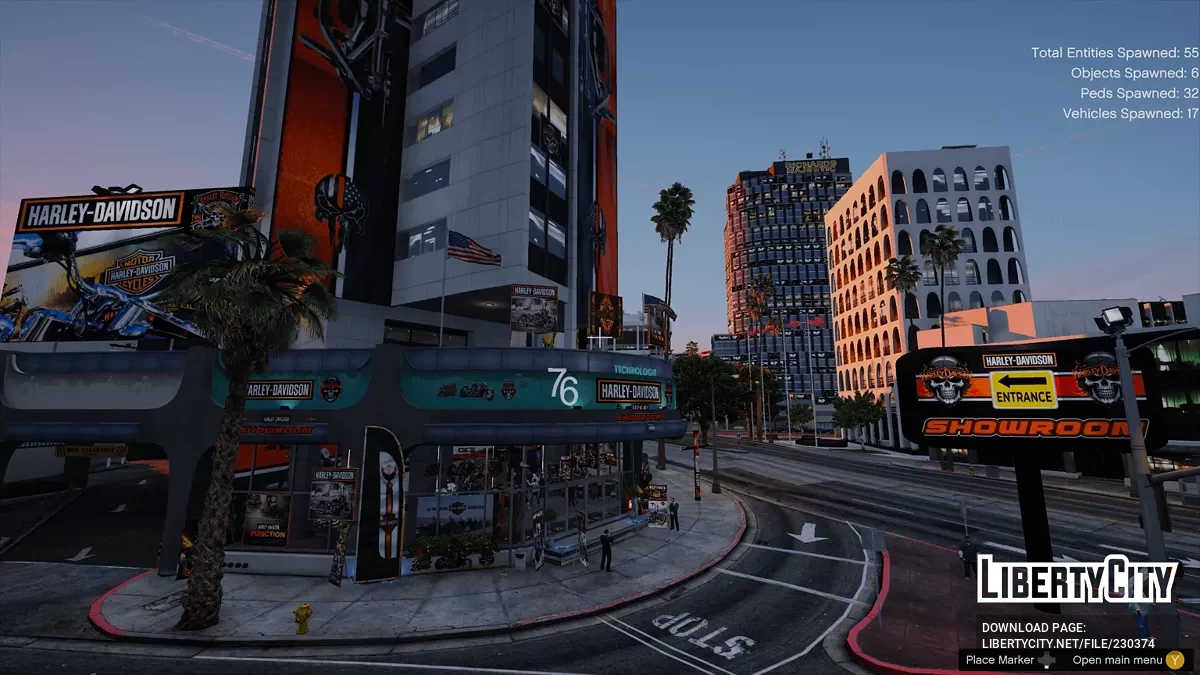 Sala de exhibición Harley Davidson / GTA 5