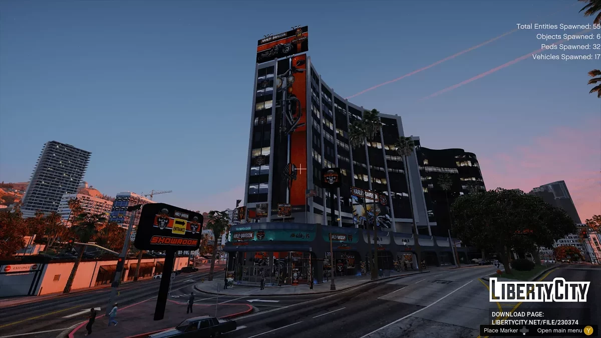Sala de exhibición Harley Davidson / GTA 5