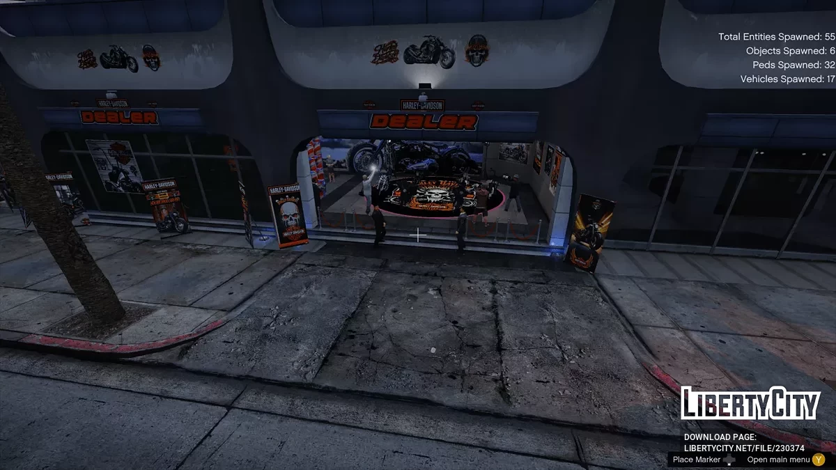 Sala de exhibición Harley Davidson / GTA 5