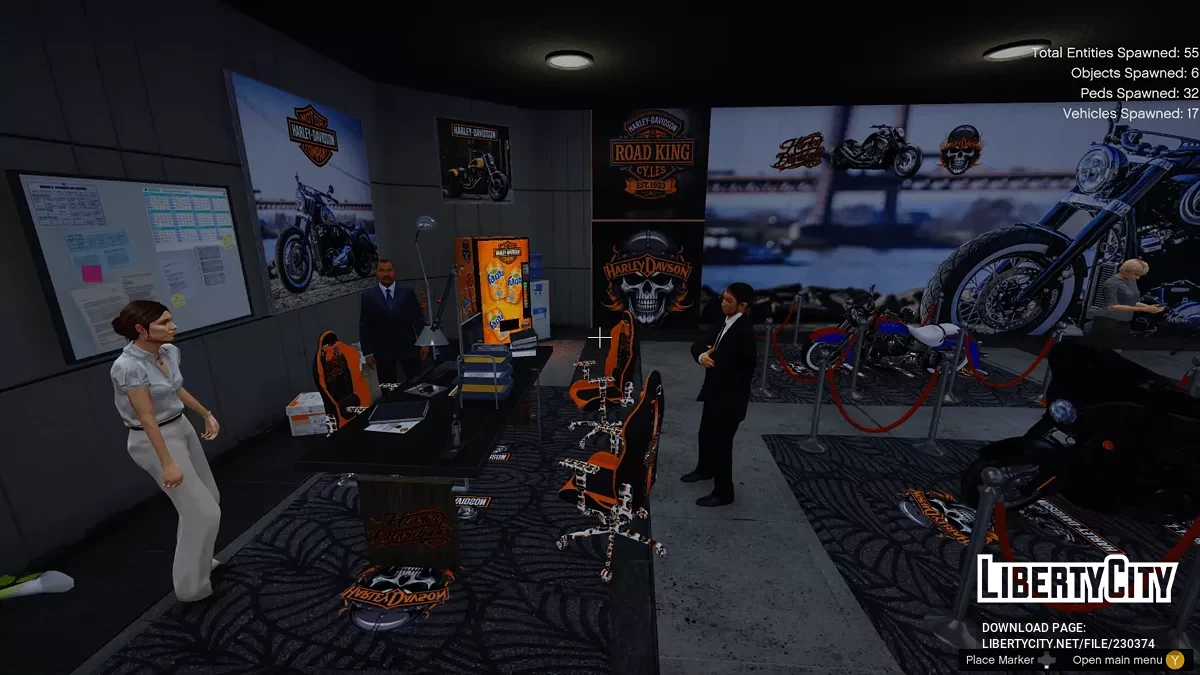 Sala de exhibición Harley Davidson / GTA 5