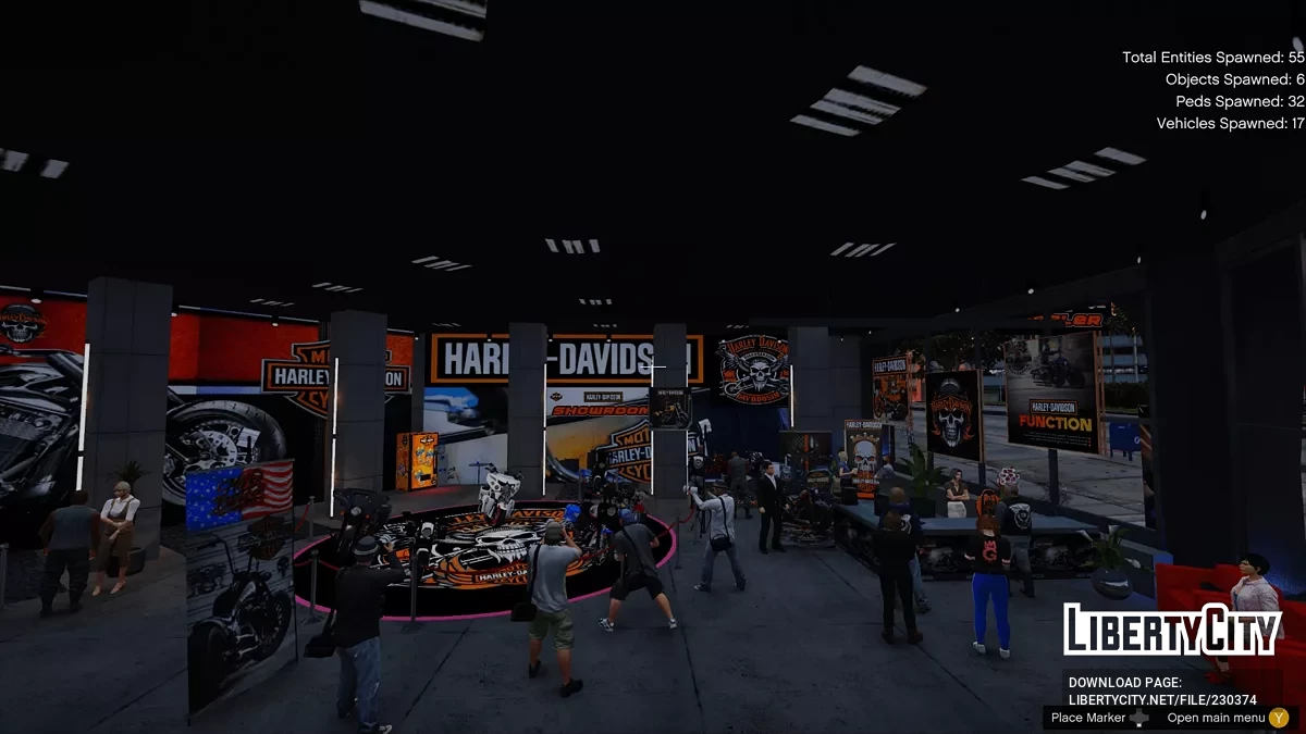 Sala de exhibición Harley Davidson / GTA 5