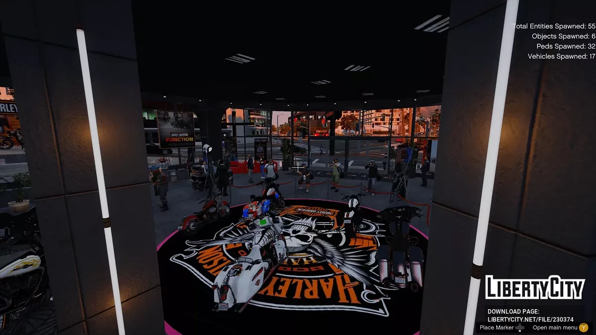 Sala de exhibición Harley Davidson / GTA 5