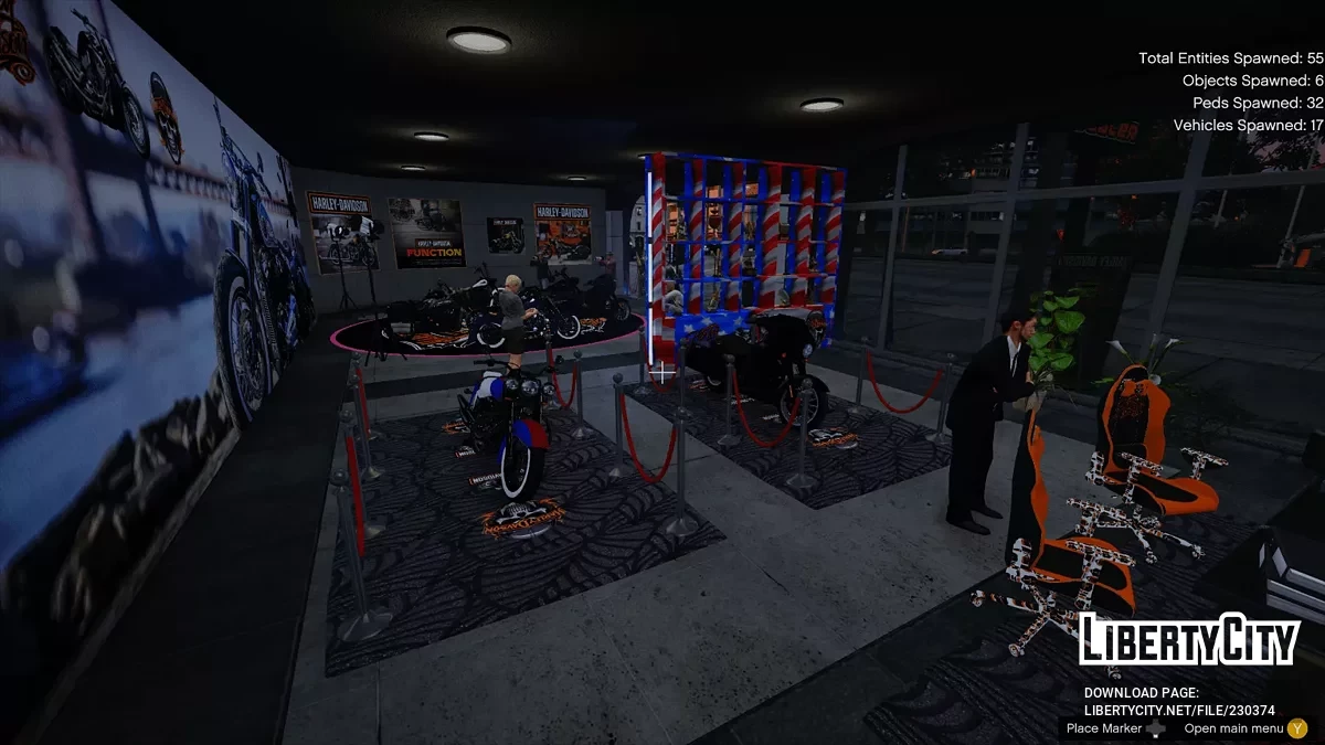 Sala de exhibición Harley Davidson / GTA 5
