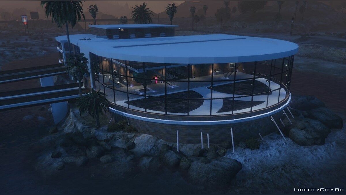 New object. Стеклянный дом ГТА. Круглое здание ГТА 5. Ps5 здание. Nate Starkman building GTA 5.