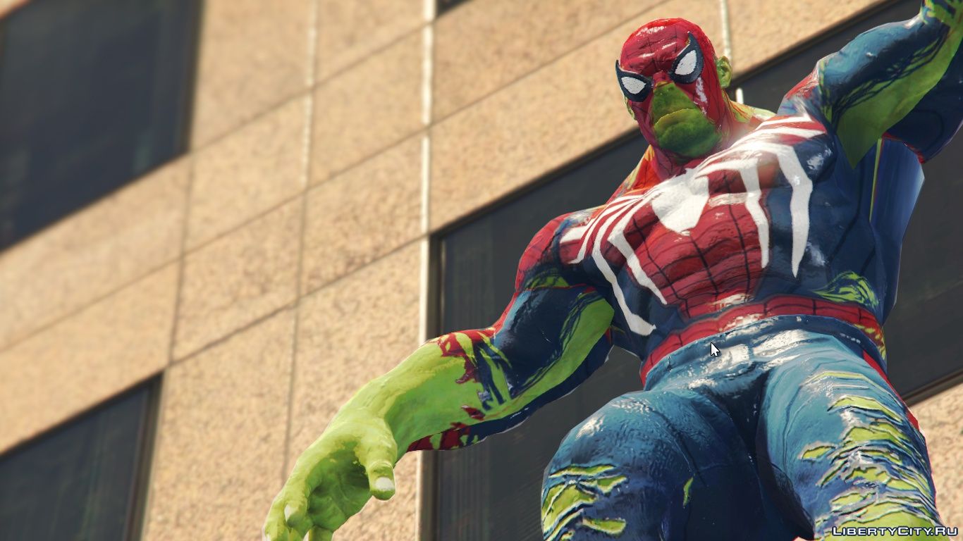 Download Hulk - Spiderman for GTA 5