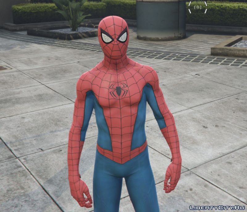 Download PS4 Spiderman - Classic Suit for GTA 5