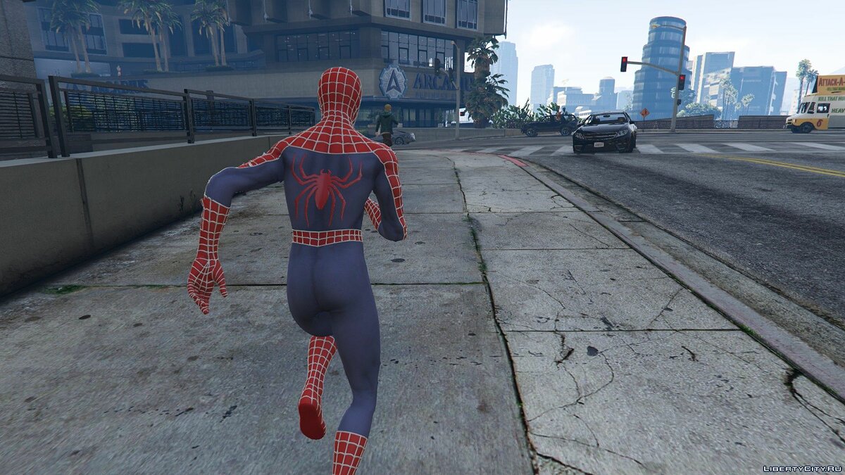 Download Spider-Man by Sam Raimi from the PS4 game of the same name for GTA  5