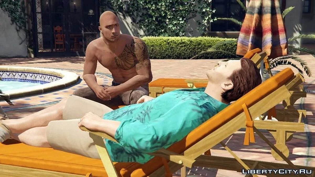 Dwayne Johnson y Michael Madsen [Mod de Jugador] / GTA 5