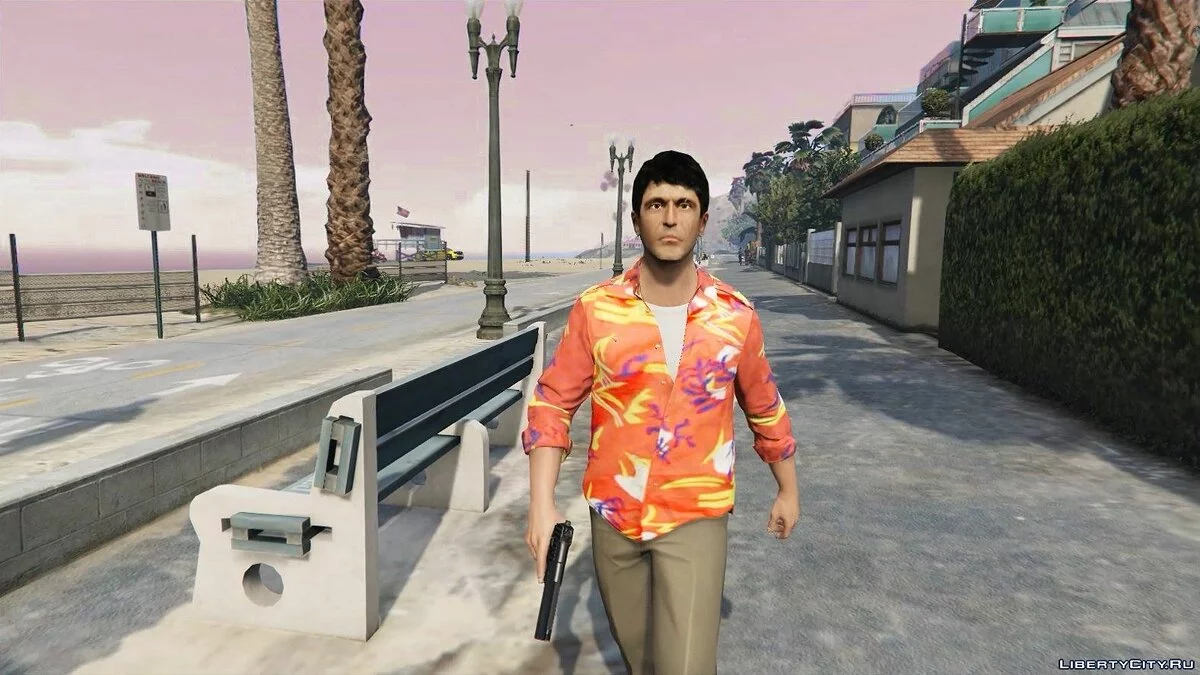 Jugador Tony Montana + Ped HD (Scarface) / GTA 5