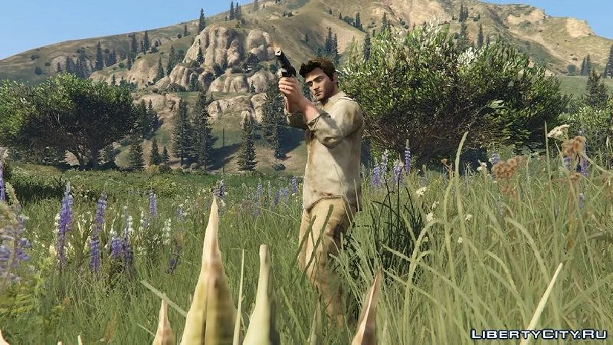 Uncharted 3 Nathan Drake [Player Mod] v1.0 / GTA 5