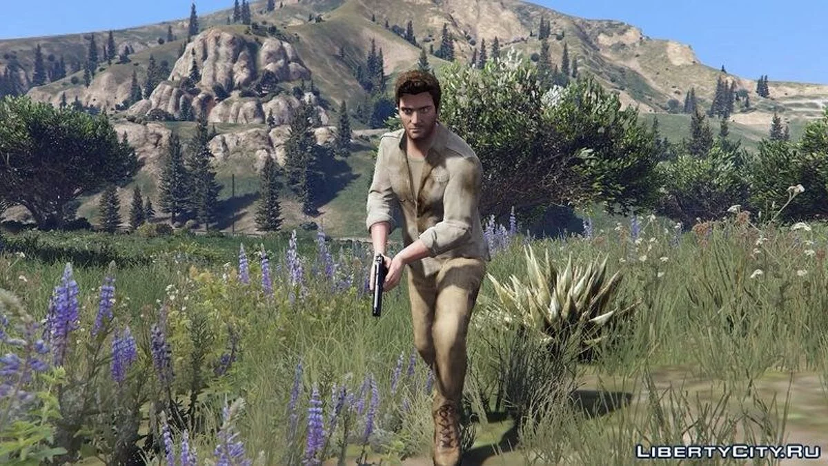 Uncharted 3 Nathan Drake [Player Mod] v1.0 / GTA 5
