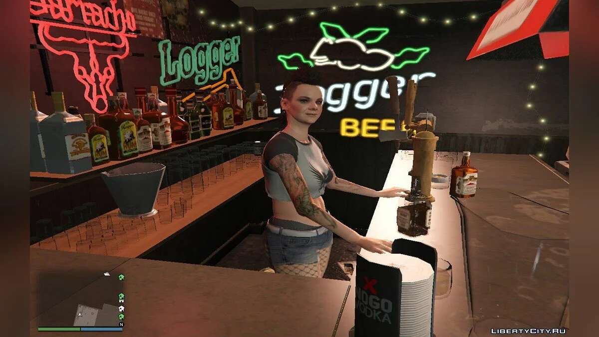 New Biker Bartender 1.0 / GTA 5