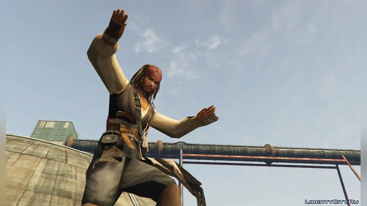 Captain Jack Sparrow [Add-On Ped] / GTA 5