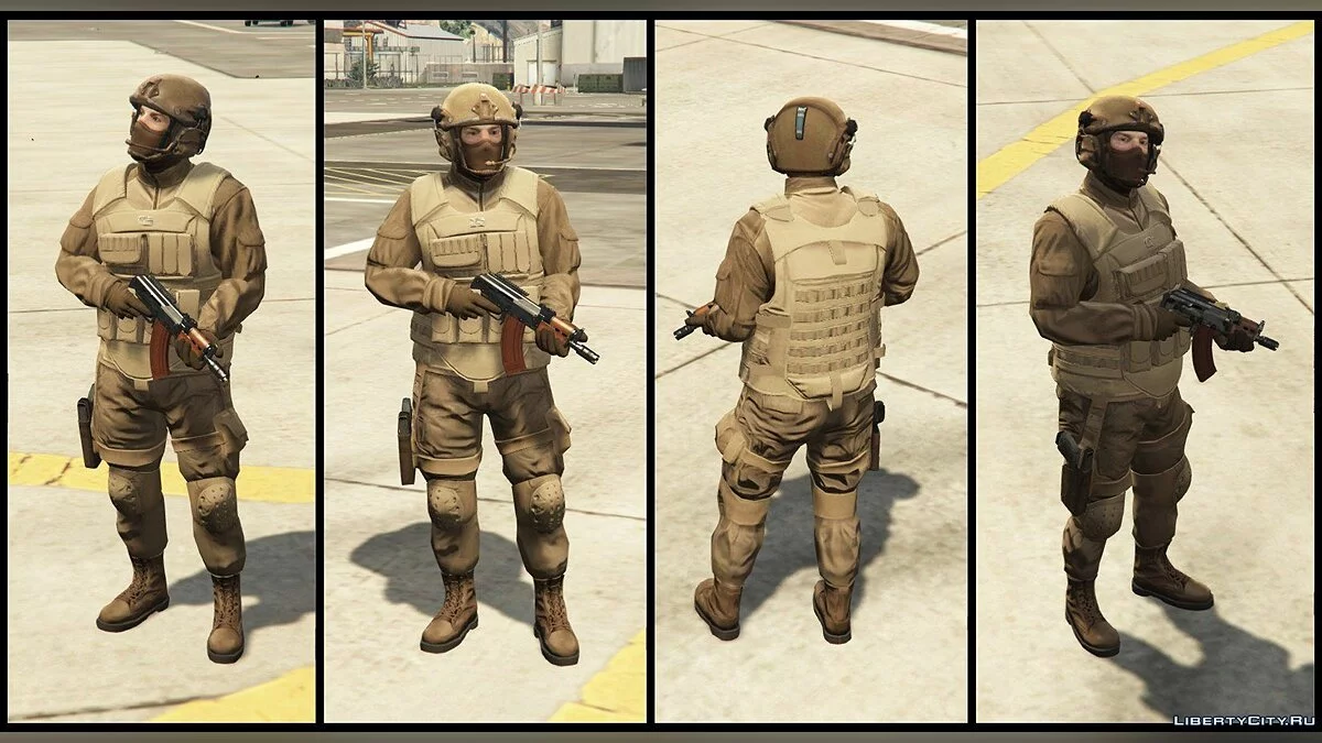NOOSE TRU Ped - Khaki [Texture] / GTA 5