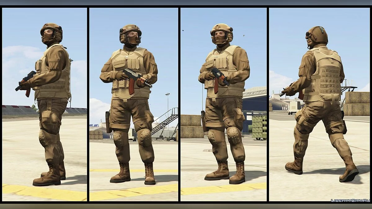 NOOSE TRU Ped - Khaki [Texture] / GTA 5